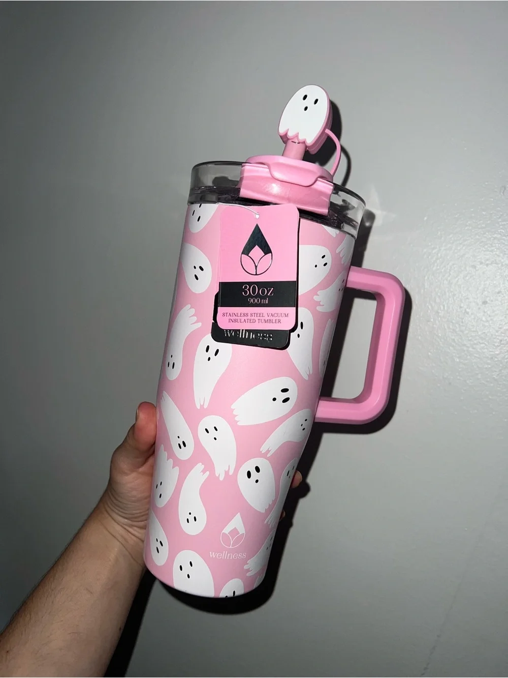 Viral Pink Ghost Tumbler